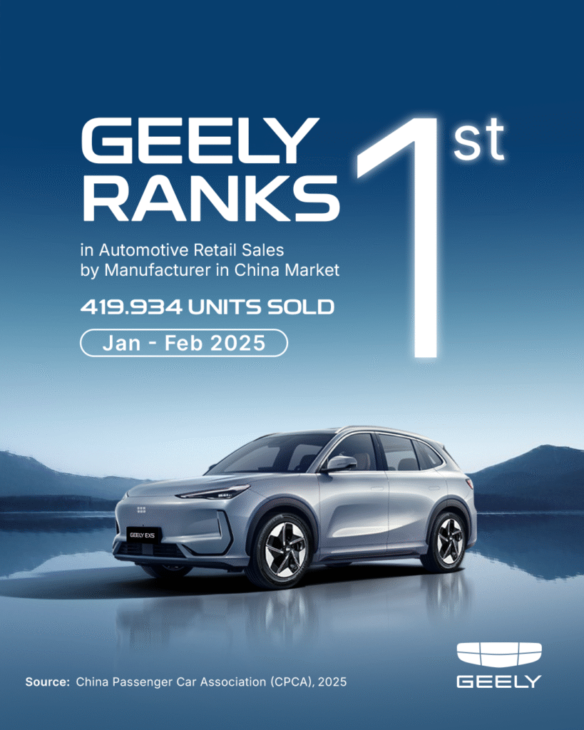 GEELY EX5 Model Mobil Geely EX 5